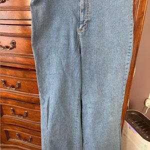 Avec Les Filles Relaxed Fit Blue Jeans